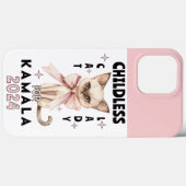 Coques Case-Mate iPhone Dame de chat sans enfant pour Kamala (Verso (horizontal))