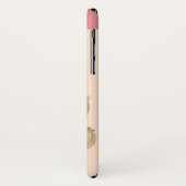 COQUES Case-Mate iPhone DAME DE LA LUNE AVEC FLEURS EN ROSE (Dos/Gauche)