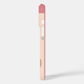 COQUES Case-Mate iPhone DAME DE LA LUNE AVEC FLEURS EN ROSE (Verso / Gauche)