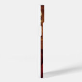 Coques Case-Mate iPhone Dame de la Renaissance en rouge jouant à la lite (Verso / Droite)