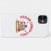 COQUES Case-Mate iPhone DAME DU DÉJEUNER VÉGAN (Dos (Horizontal))