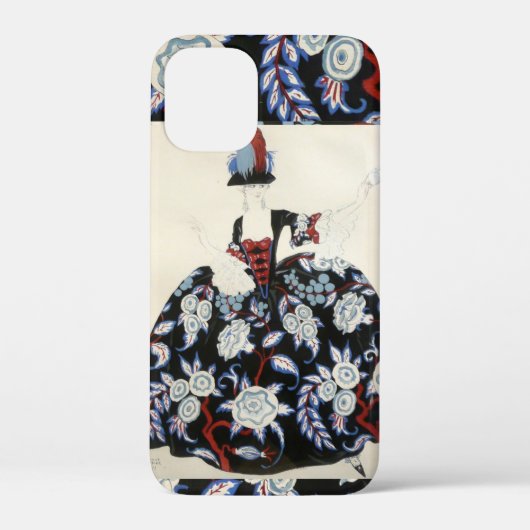 COQUES Case-Mate iPhone DAME ÉLÉGANTE ROBE FLEURIE AVEC FLEURS BLANCHES NO (Verso)