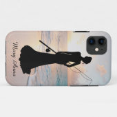 Coques Case-Mate iPhone Dame Pêcheuse (Dos (Horizontal))