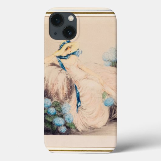 Coques Case-Mate iPhone Dame rose, 1933 par Louis Icart (Verso)