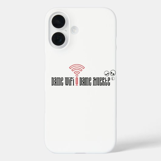 Coques Case-Mate iPhone Dame Wi-Fi o Dame Muerte 🌶 Mois du patrimoine his (Verso)