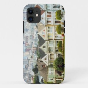 Case-Mate iPhone Case Dames peintes, maisons victoriennes et horizon