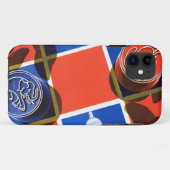 Coques Case-Mate iPhone Damier d'élection (Dos (Horizontal))