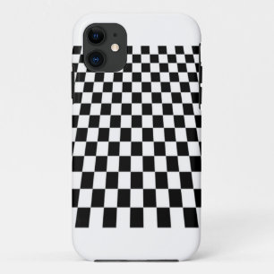 Etui iPhone Case-Mate damier noir et blanc
