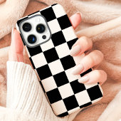 Coques Case-Mate iPhone Damier Noir et Blanc Classique