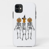 Coques Case-Mate iPhone Dancing Skeleton Citrouille Head Funny Halloween (Dos)