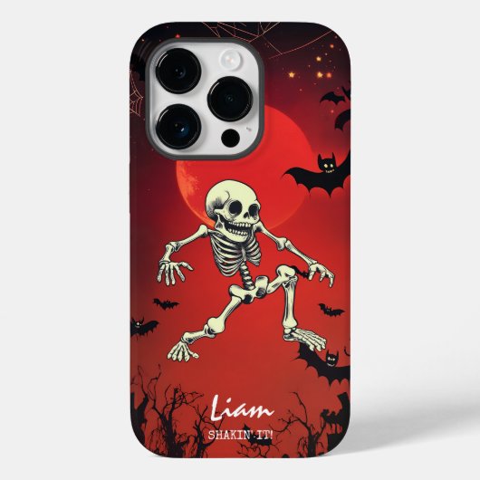 Coques Case-Mate iPhone Dancing Skeleton - Éffrayant Amusement toute l'ann (Verso)
