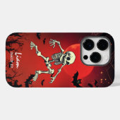 Coques Case-Mate iPhone Dancing Skeleton - Éffrayant Amusement toute l'ann (Verso (horizontal))
