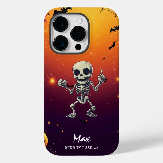Coques Case-Mate iPhone Dancing Skeleton - Éffrayant Amusement toute l'ann (Verso)
