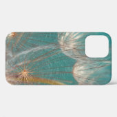 Coques Case-Mate iPhone Dandelion blanc en gros plan photographie (Verso (horizontal))