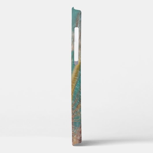 Coques Case-Mate iPhone Dandelion blanc en gros plan photographie (Verso / Gauche)