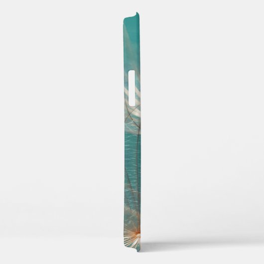 Coques Case-Mate iPhone Dandelion blanc en gros plan photographie (Verso / Droite)