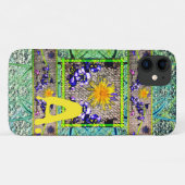 Coques Case-Mate iPhone Dandelion Bluebell Denim Spring Monogramme Télépho (Dos (Horizontal))