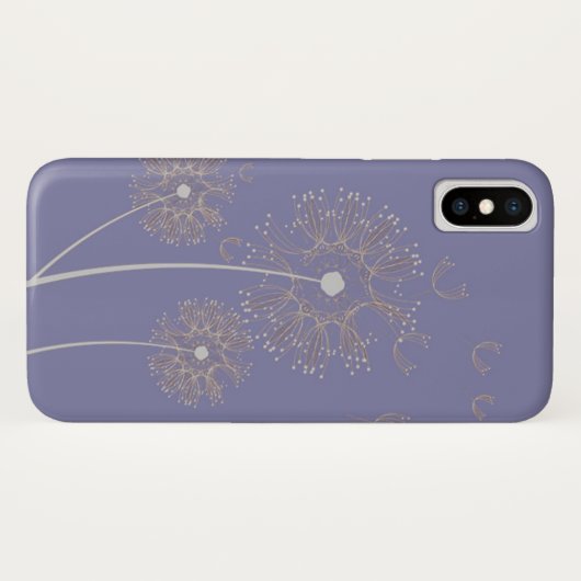 Coques Case-Mate iPhone Dandelion dans le vent Artistique et belle (Dos (Horizontal))