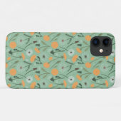 Coques Case-Mate iPhone Dandelion Fleurs Orange Floral Modèle (Dos (Horizontal))