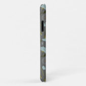 Coques Case-Mate iPhone Dandelion Gris Bleu Motif Floral (Dos/Droite)