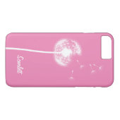 Coques Case-Mate iPhone Dandelion Monogram rose iPhone 7 Plus (Dos (Horizontal))