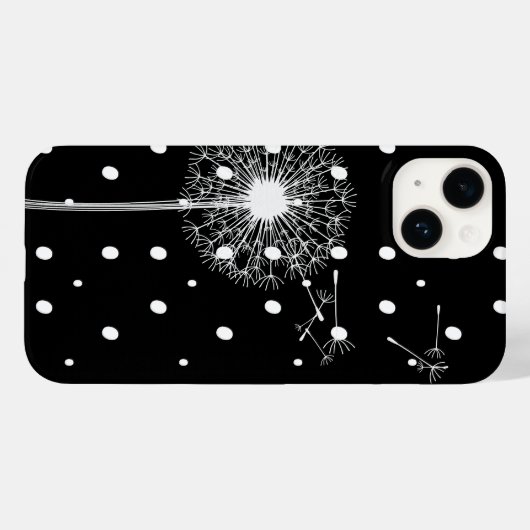 Coques Case-Mate iPhone Dandelion Sur Pois (Verso (horizontal))