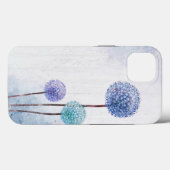 Coques Case-Mate iPhone Dandelions Aquarelle Sur Le Bois (Verso (horizontal))
