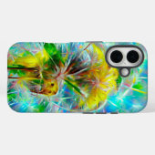 Coques Case-Mate iPhone Dandelions Ethereal dans Neon Dreamscape (Verso (horizontal))