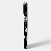 Coques Case-Mate iPhone Dandelions Fluffés Sur Noir (Verso / Gauche)