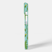 Coques Case-Mate iPhone Dandelions, vert, jaune et bleu (Verso / Gauche)