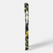 Coques Case-Mate iPhone Dandelions, vert, jaune et noir (Verso / Gauche)