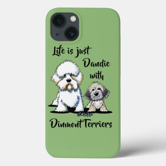 Coques Case-Mate iPhone Dandie Dinmont Terriers (Verso)