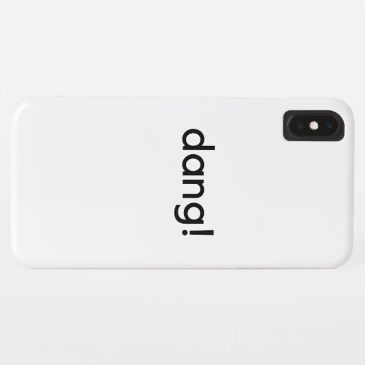 Coques Case-Mate iPhone Dang ! (Dos (Horizontal))