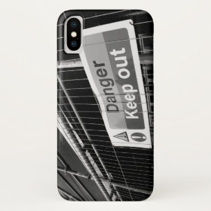 Case-Mate iPhone Case Danger Ne pas fermer le panneau