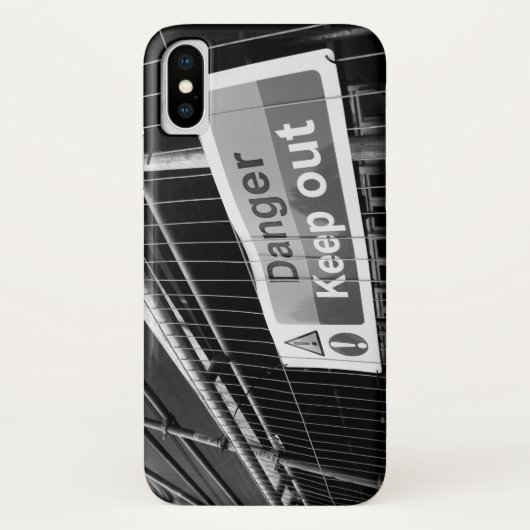 Coques Case-Mate iPhone Danger Ne pas fermer le panneau (Dos)