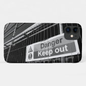 Coques Case-Mate iPhone Danger Ne pas fermer le panneau (Dos (Horizontal))