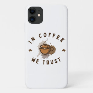 Case-Mate iPhone Case Dans Café nous faisons confiance à drôle