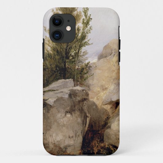 Coques Case-Mate iPhone Dans la forêt de Fontainebleau, c.1825 (l'huile (Dos)