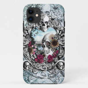 Coques Pour iPhone Dans le crâne de paysage de miroir