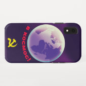 Coques Case-Mate iPhone dans l'espace ! dans l'Espace ! Art spatial soviét (Dos (Horizontal))