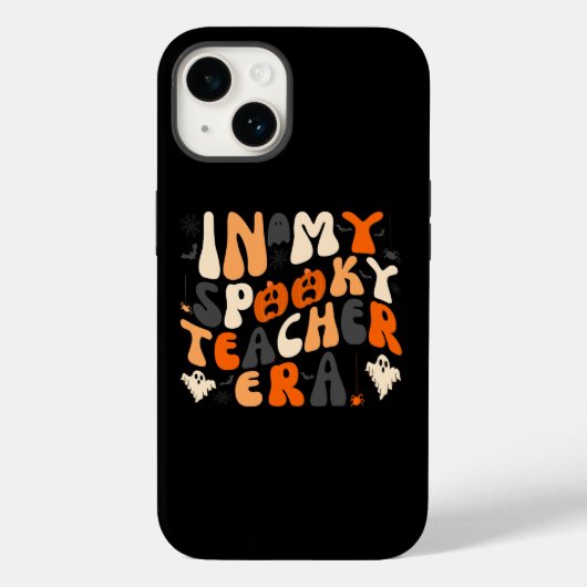 Coques Case-Mate iPhone Dans Mon Époque Enseignante Éffrayante Halloween (Verso)