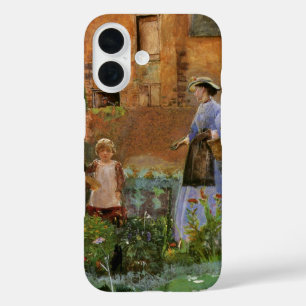 Coques iPhone 16 Dans un jardin à Cookham par George John Pinwell