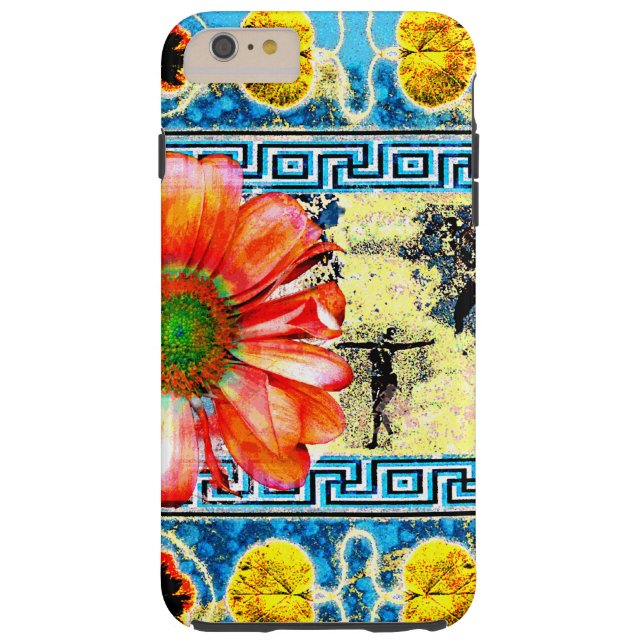 Coques Case-Mate iPhone Danse ancienne avec marguerite orange (Dos)