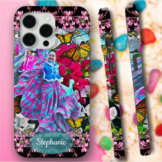 Coques Case-Mate iPhone Danse avec Fleurs et Papillons PV01