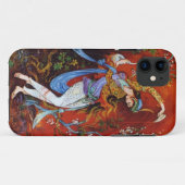 Coques Case-Mate iPhone Danse persane de femme avec l'oiseau et le vin (Dos (Horizontal))