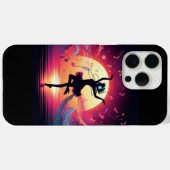 Coques Case-Mate iPhone Danse sous le coucher du soleil – Art vectoriel po (Verso (horizontal))