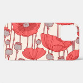 Coques Case-Mate iPhone Danse sur le terrain du pavot : Rhapsody florale s (Verso (horizontal))