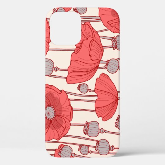 Coques Case-Mate iPhone Danse sur le terrain du pavot : Rhapsody florale s (Verso)