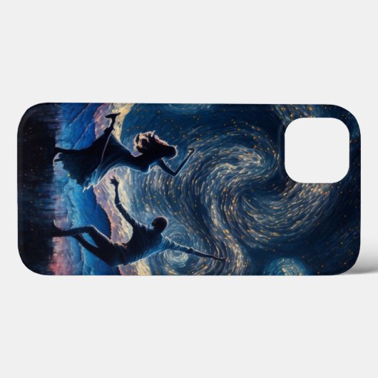 Coques Case-Mate iPhone danser dans la nuit étoilée (Verso (horizontal))