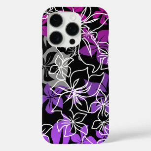 Coques iPhone 16 Pro Danser Hibiscus Hawaiian Blend Floral Magenta